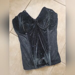 Victoria's Secret velvety corset